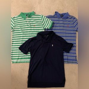 Ralph Lauren Boys short sleeved collared shirts.